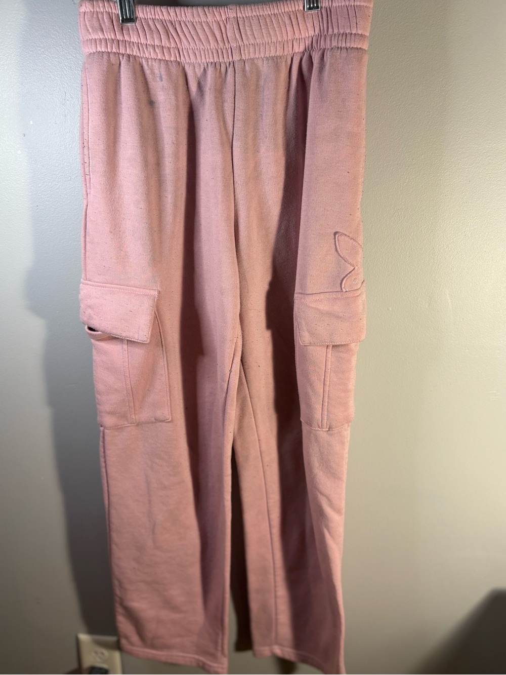 PLAYBOY Dusty Pink Cargo Joggers